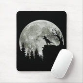 T Rex Stehend auf Mondschein Halloween Mousepad (Mit Mouse)