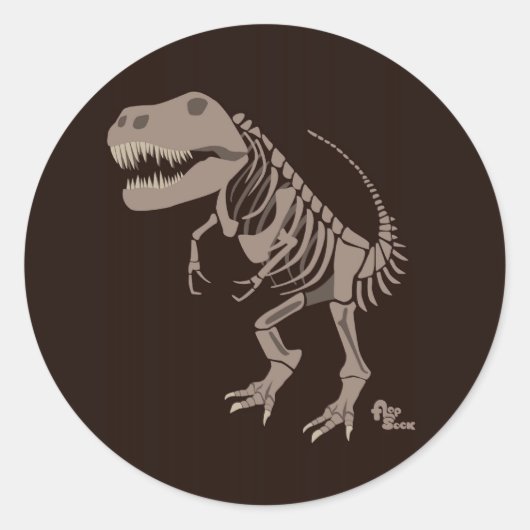 T Rex Sticker (Vorderseite)