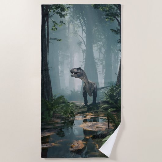 T-Rex Strandtuch (Vorderseite)
