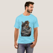 T-Rex-Sturmangriff. T-Shirt (Vorne ganz)