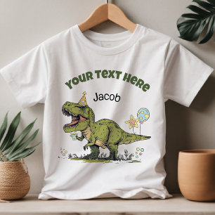 T-Rex Süße Dinosaurier Themenparty Benutzerdefinie Kleinkind T-shirt
