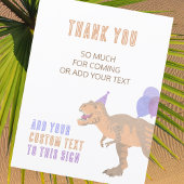 T-Rex Tan Dinosaur Geburtstag vollständig bearbeit