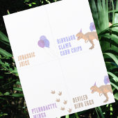 T-Rex Tan DIY Falttierte Dinosaurier Food Zelt Car