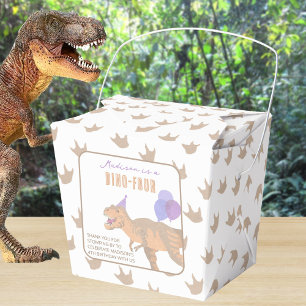 T-Rex Tan Vielen Dank für Ihr Geburtstag Dino Part Geschenkschachtel