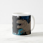 T Rex-Tasse Kaffeetasse (VorderseiteRechts)