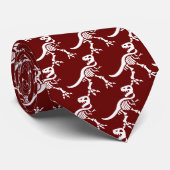 T-rex tiefblau krawatte (Gerollt)