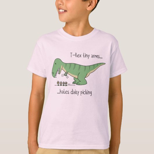 T-Rex tiny arms: daisy picking T-Shirt (Vorderseite)
