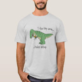 T-Rex tiny arms hates lollipop T-Shirt (Vorderseite)