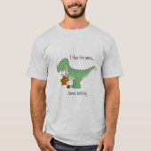 T-Rex tiny arms loves knitting T-Shirt (Vorderseite)