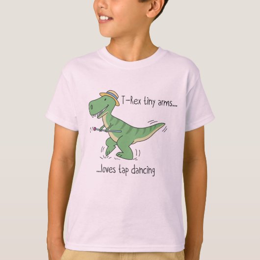 T-Rex tiny arms: tap dancing T-Shirt (Vorderseite)