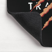T-rex Trainer Claw Marks Funny Dinosaur  Mousepad (Ecke)