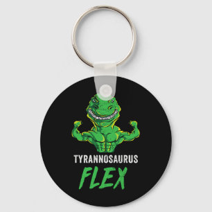 T-Rex-Training Lustiges Dinosaurier-Gym Krafttrain Schlüsselanhänger