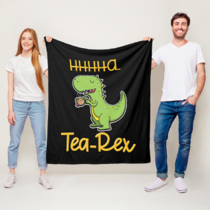 T Rex Tyrannosaurus Illustration Fleecedecke