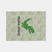 T-Rex Tyrannosaurus Rex Dinosaur Cartoon Kids Boys Fleecedecke (Vorderseite (Horizontal))