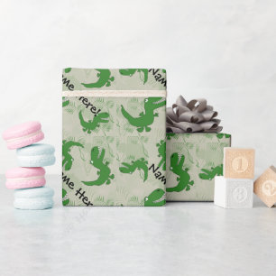 T-Rex Tyrannosaurus Rex Dinosaur Cartoon Kids Boys Geschenkpapier