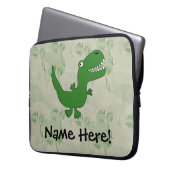 T-Rex Tyrannosaurus Rex Dinosaur Cartoon Kids Boys Laptopschutzhülle (Vorderseite Links)