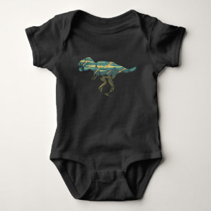 T Rex Tyrannosaurus Rex Dinosaur Meteor Dusche Baby Strampler
