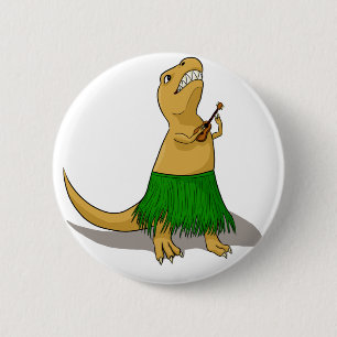 T-Rex Ukulele-Knopf Button
