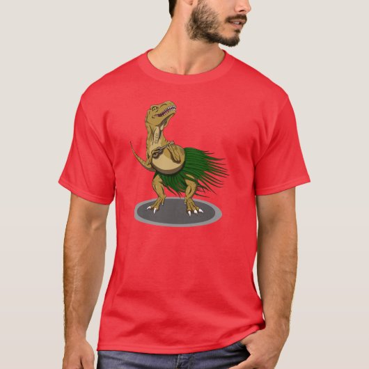 T-Rex Ukulele T-Shirt (Vorderseite)