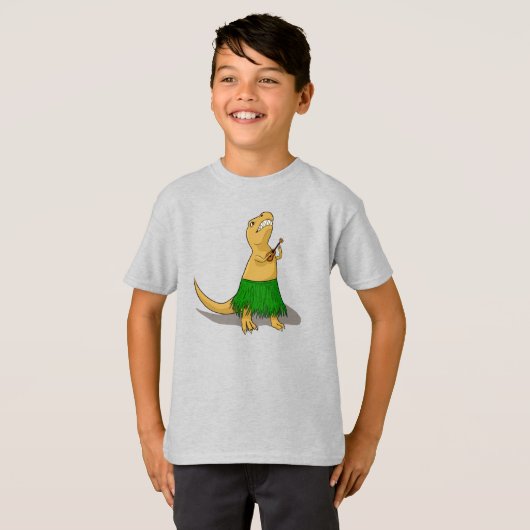 T-Rex Ukulele T-Shirt (Vorne ganz)