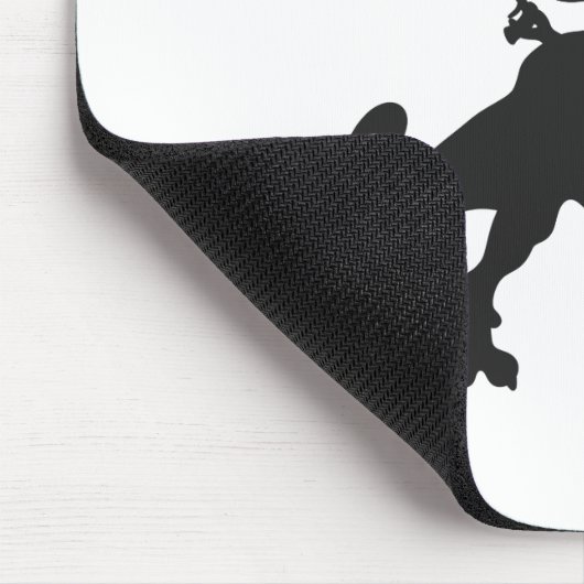 T-rex unaufhaltsam - Hintergrundfarbe auswählen Mousepad (Ecke)