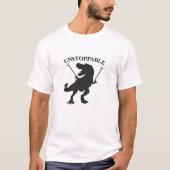 T-rex unaufhaltsam - Hintergrundfarbe auswählen T-Shirt (Vorderseite)