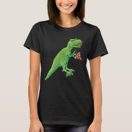 T-Rex und Pizza T-Shirt