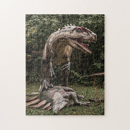 T-Rex und Stegosaurus Puzzle (Vertikal)