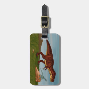 T-Rex und Velociraptor Gepäckanhänger