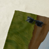 T-Rex und Velociraptor Strandtuch (Beispiel)