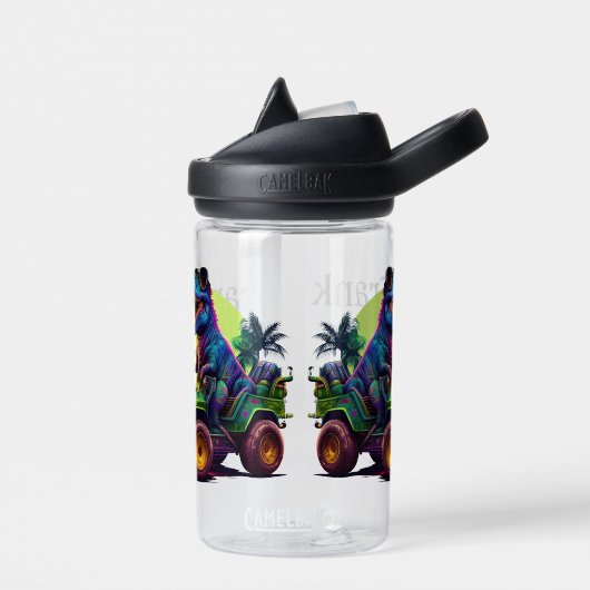 T-Rex unterwegs Trinkflasche (Links)