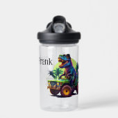 T-Rex unterwegs Trinkflasche (Vorne)
