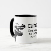 T-Rex Valentine Tasse (Vorderseite Links)
