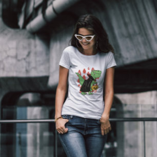 T Rex Vampire Dinosaur Halloween T-Shirt