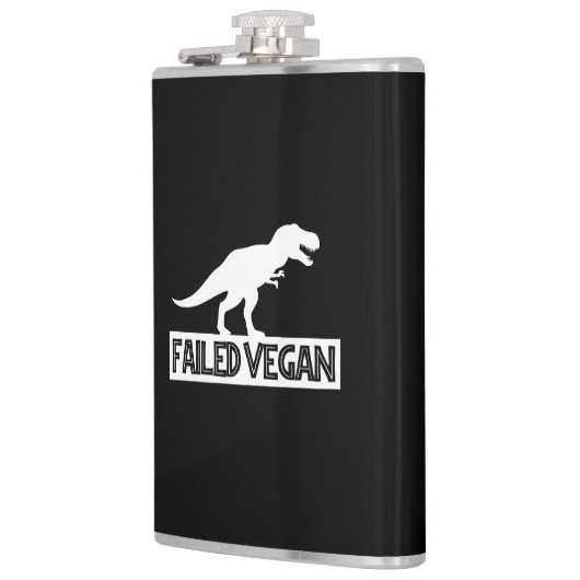 T-Rex Vegan Versagt Flachmann (Links)