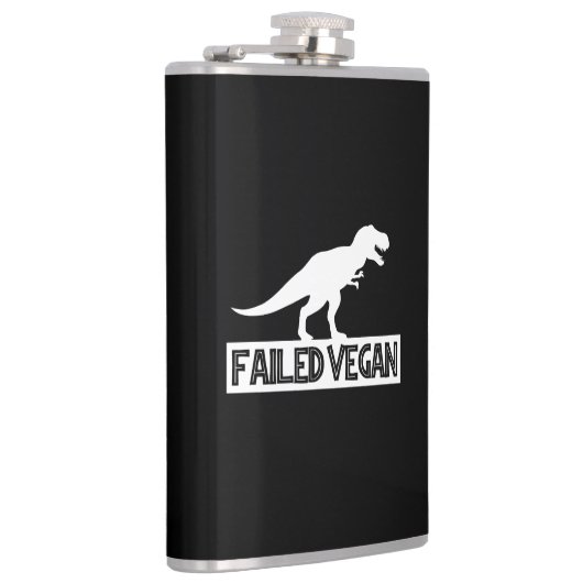 T-Rex Vegan Versagt Flachmann (Rechts)