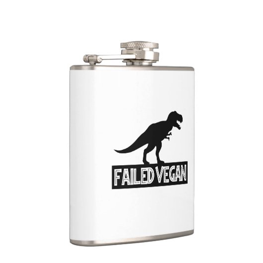 T-Rex Vegan Versagt Flachmann (Rechts)