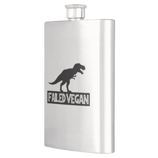 T-Rex Vegan Versagt Flachmann (Links)