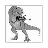 T-Rex Violin Gummistempel (Prägung)