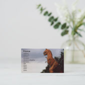 T-Rex Visitenkarte (Stehend Vorderseite)