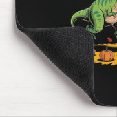 T-Rex Vs Truthahn Lustiges Thanksgiving-Dinosaurie Mousepad (Ecke)