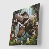 T-Rex Wanduhr (Winkel)