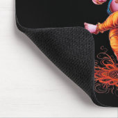 T-Rex Weihnachtskostüm T-Rex Dinosaurier Xmas Lig Mousepad (Ecke)