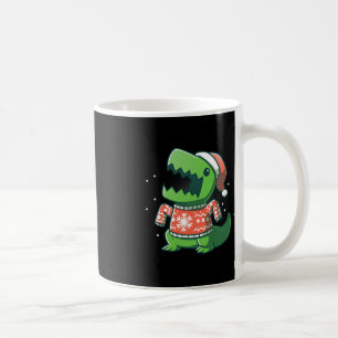T-Rex Weihnachtslustige Dinosaurier Ugly Saurus Kaffeetasse