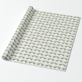 T-Rex-Weihnachtspapier Geschenkpapier (Ungerollt)