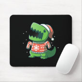 T-rex Weihnachtsspass Dinosaur Ugly Saurus Mousepad (Mit Mouse)