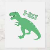 T-Rex Weinetikett (Einzelnes Label)