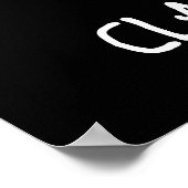 T Rex, wenn Sie glücklich sind und Sie wissen, es  Poster (Ecke)