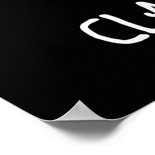 T Rex, wenn Sie glücklich sind und Sie wissen, es Poster (Ecke)