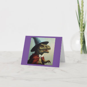 T Rex Wizard Karte